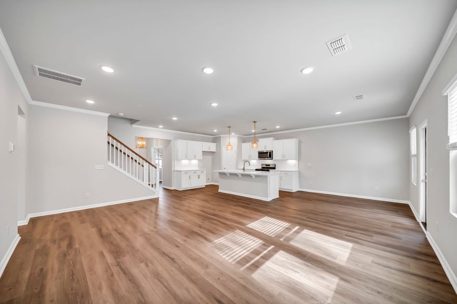 Spacious, unfurnished interior of a new home in Monroe Preserve, Chapin (Image 21).