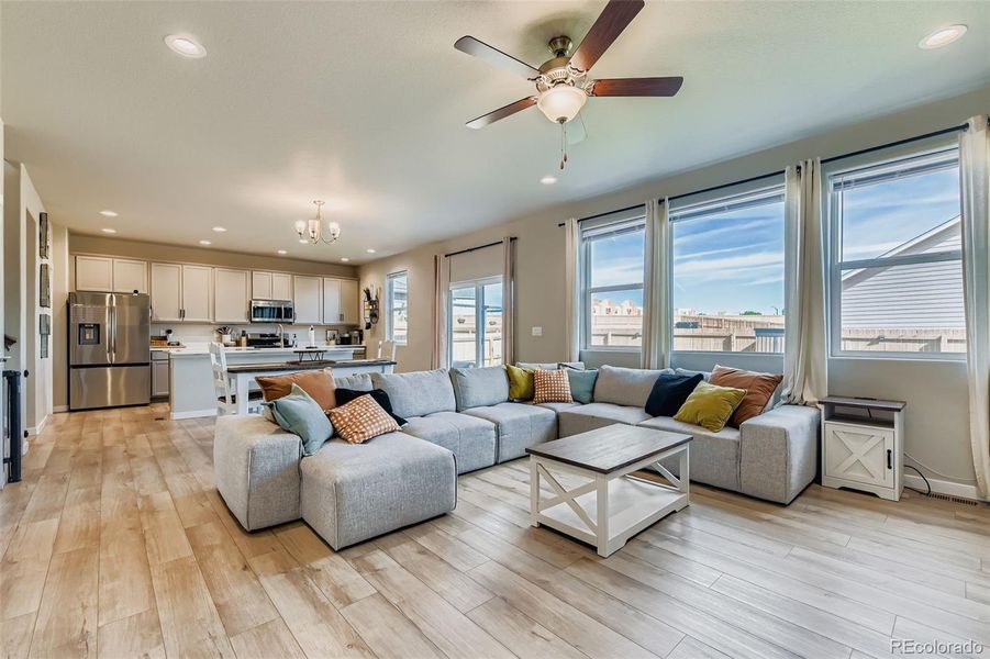 Furnished interior view inside a new home in , Lochbuie (Image 7).