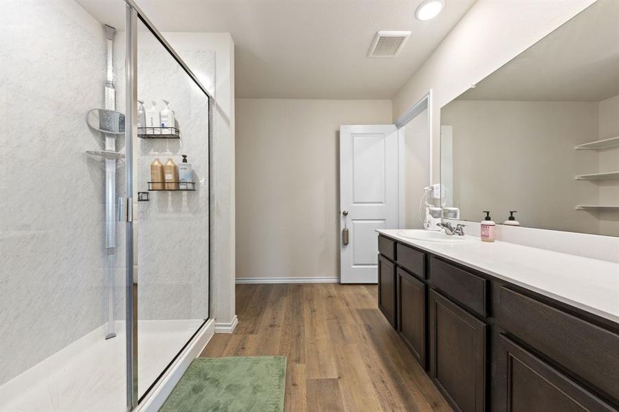 Furnished interior view inside a new home in , Ennis (Image 16).