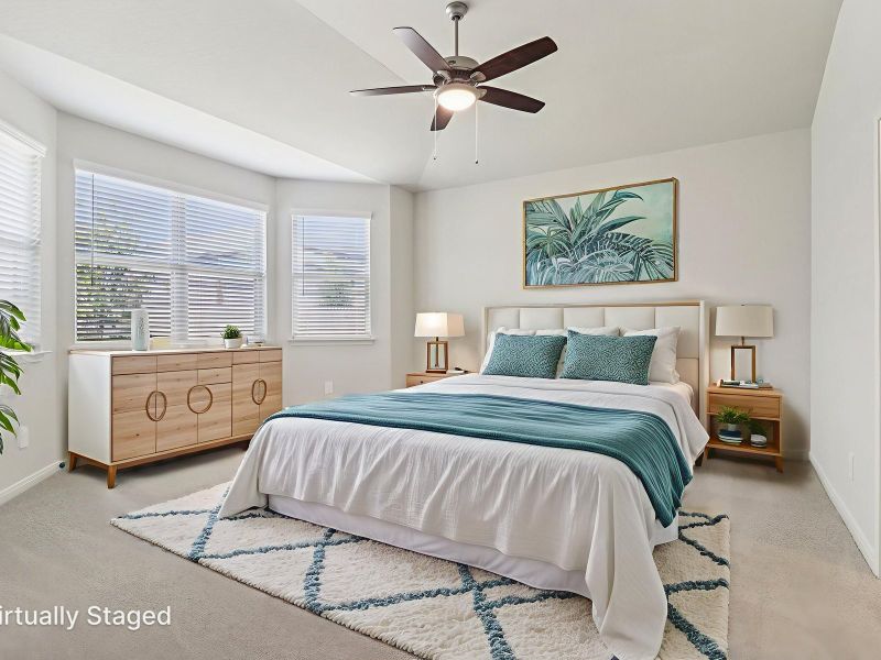 Furnished interior view inside a new home in Comanche Ridge, San Antonio (Image 4).