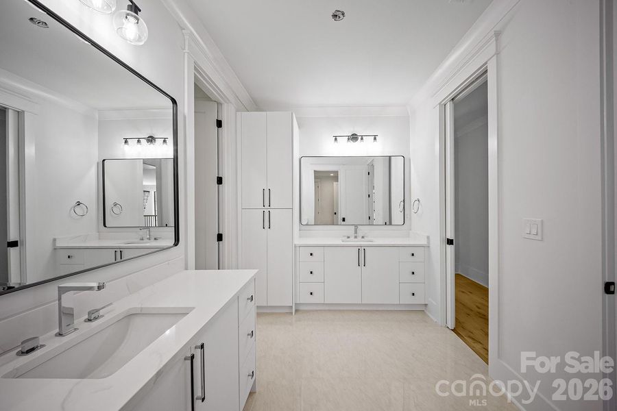 Furnished interior view inside a new home in , Charlotte (Image 36).