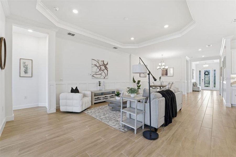 Furnished interior view inside a new home in , Wesley Chapel (Image 18). Furnished interior view inside a new home in , Wesley Chapel (Image 18).