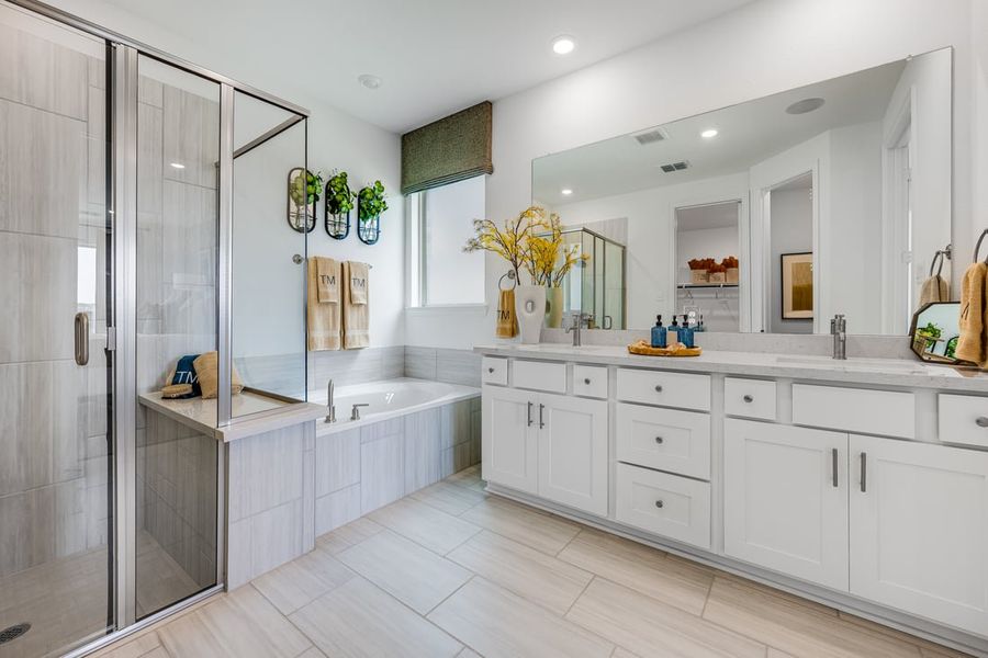 Furnished interior view inside a new home in South Oak, Lakewood Village (Image 12).