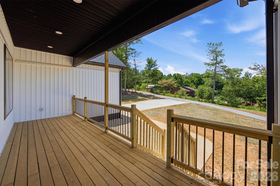 Exterior details and patio area of a home in , Morganton (Image 27).