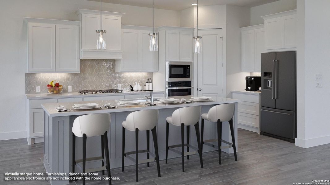 Furnished interior view inside a new home in Haby Hill 60', San Antonio (Image 13).