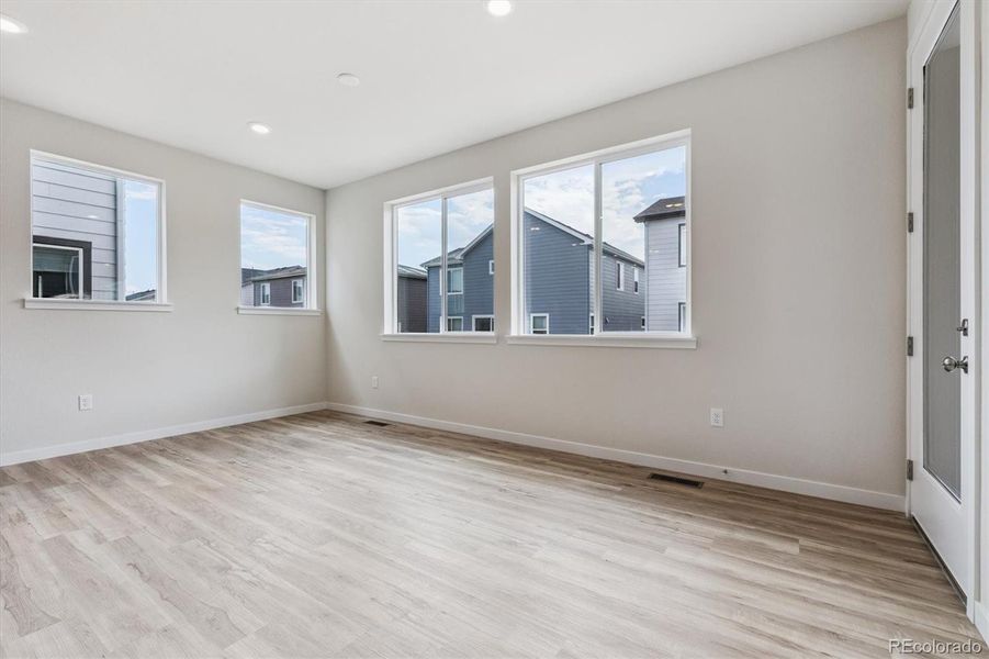 Spacious, unfurnished interior of a new home in Floret Collection at Parkdale Commons, Lafayette (Image 25).