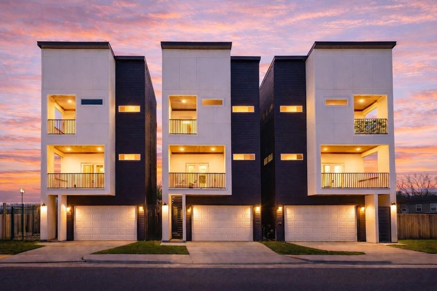 Twilight image of San Juan Vistas.