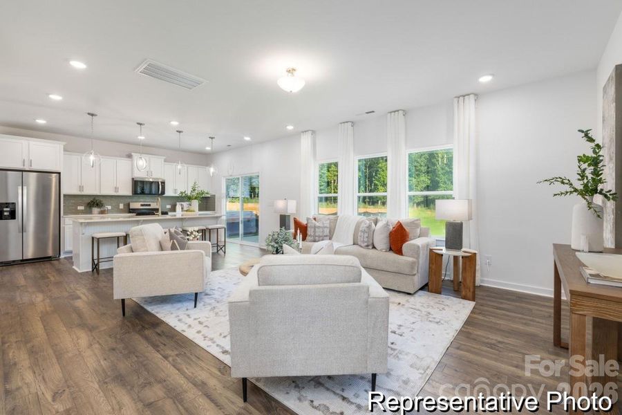 Furnished interior view inside a new home in Autumn Ridge, High Shoals (Image 9).