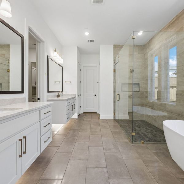 Furnished interior view inside a new home in StarView, Prosper (Image 32).