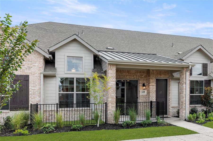 Front exterior of a new home in , Wylie, TX, highlighting curb appeal (Image 2). Front exterior of a new home in , Wylie, TX, highlighting curb appeal (Image 2).