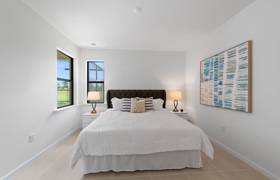 Furnished interior view inside a new home in Del Webb Naples, Ave Maria (Image 6).