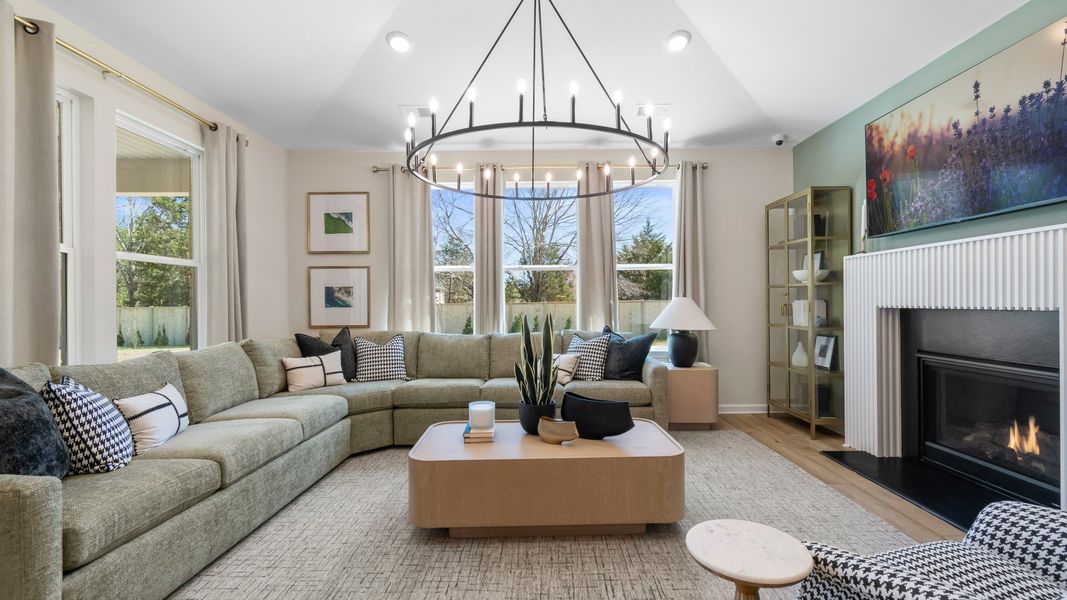 Representative furnished interior of a home built from the Stonefield by DRB Homes in Northcroft, Loganville (Image 23).