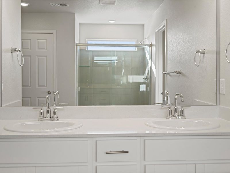 Close-up of interior finishes inside a home in Buffalo Highlands: The Canyon Collection, Commerce City (Image 3).