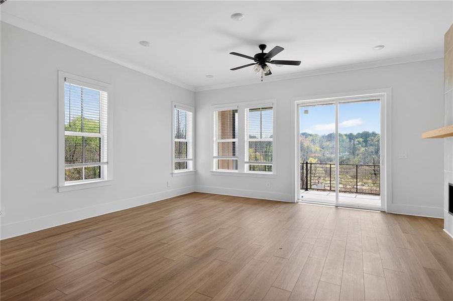 Spacious, unfurnished interior of a new home in , Suwanee (Image 20).