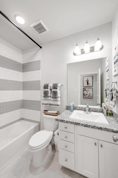 Furnished interior view inside a new home in Oakhill Reserve, Tomball (Image 13).