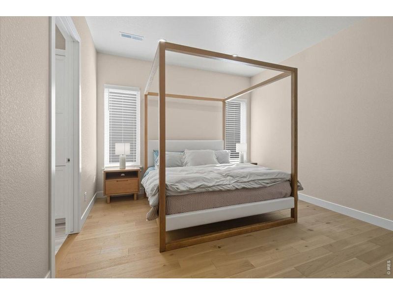 Furnished interior view inside a new home in Pelican Shores at Water Valley, Windsor (Image 26).