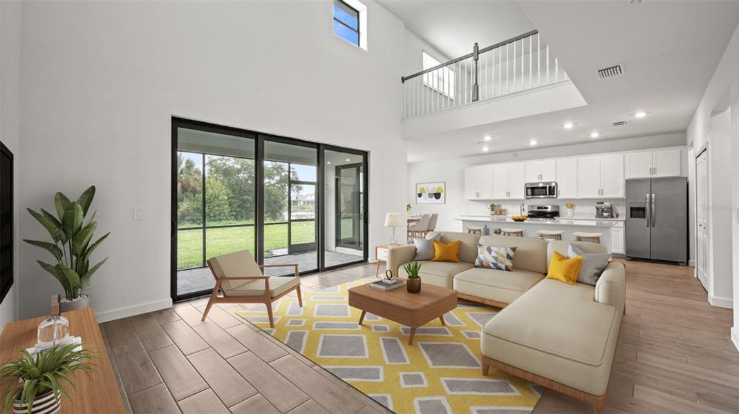 Furnished interior view inside a new home in Rye Ranch, Parrish (Image 8).