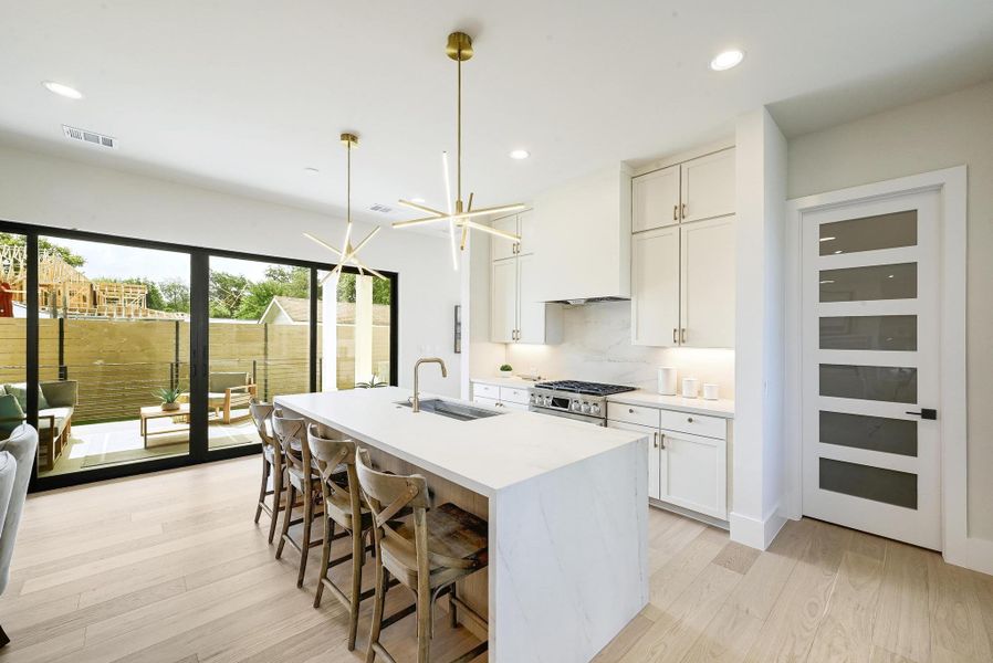 Furnished interior view inside a new home in , Austin (Image 18).