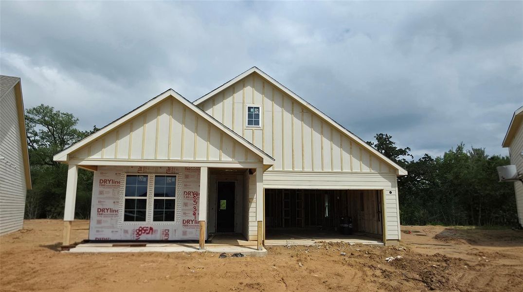 In-progress construction of a new home in Fulshear Junction, Fulshear, TX (Image 4). In-progress construction of a new home in Fulshear Junction, Fulshear, TX (Image 4).