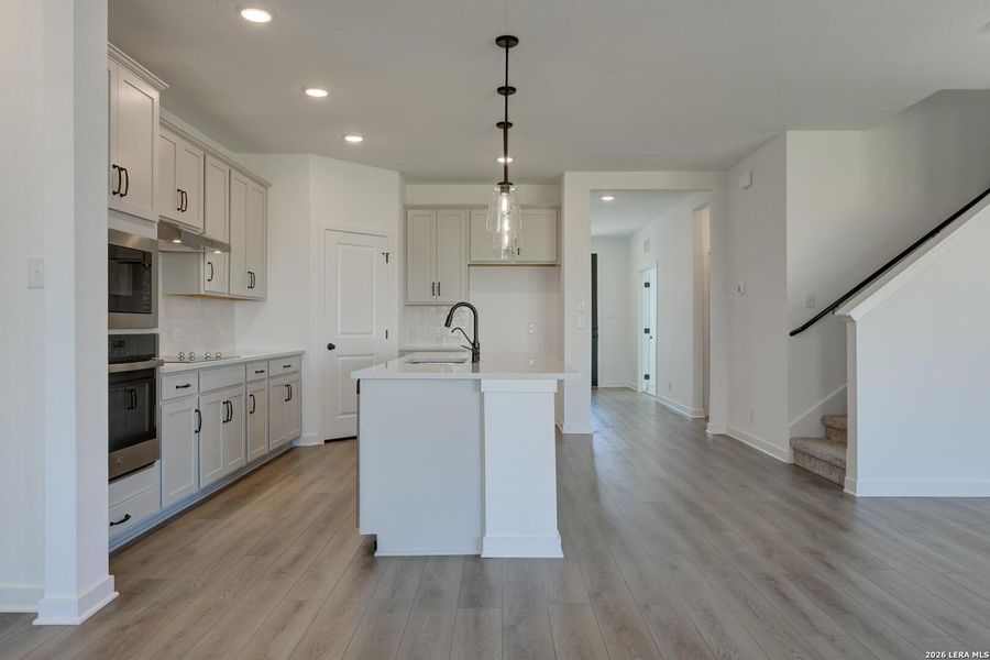 Furnished interior view inside a new home in Nopal Valley, San Antonio (Image 4).