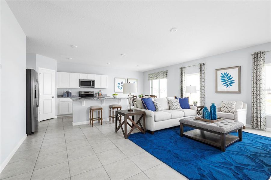Furnished interior view inside a new home in Vista Trace, Belleview (Image 6).