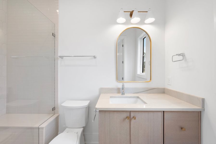 Representative furnished interior of a home built from the Abigail by Homes by Dickerson in The Founding at Blue Ridge, Raleigh (Image 19).