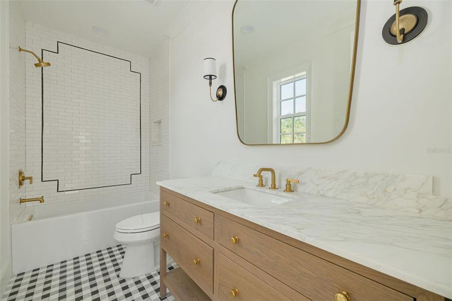 Furnished interior view inside a new home in , St. Petersburg (Image 17).