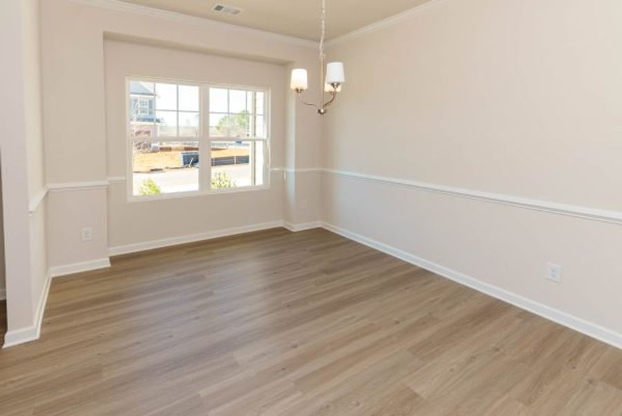 Representative unfurnished interior of a home built from the Clayton by Piedmont Residential in Hampton Ridge, Jefferson (Image 20).