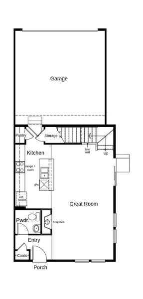 2D floor plan layout of this home in Windler Villas, Aurora, CO (Image 2).