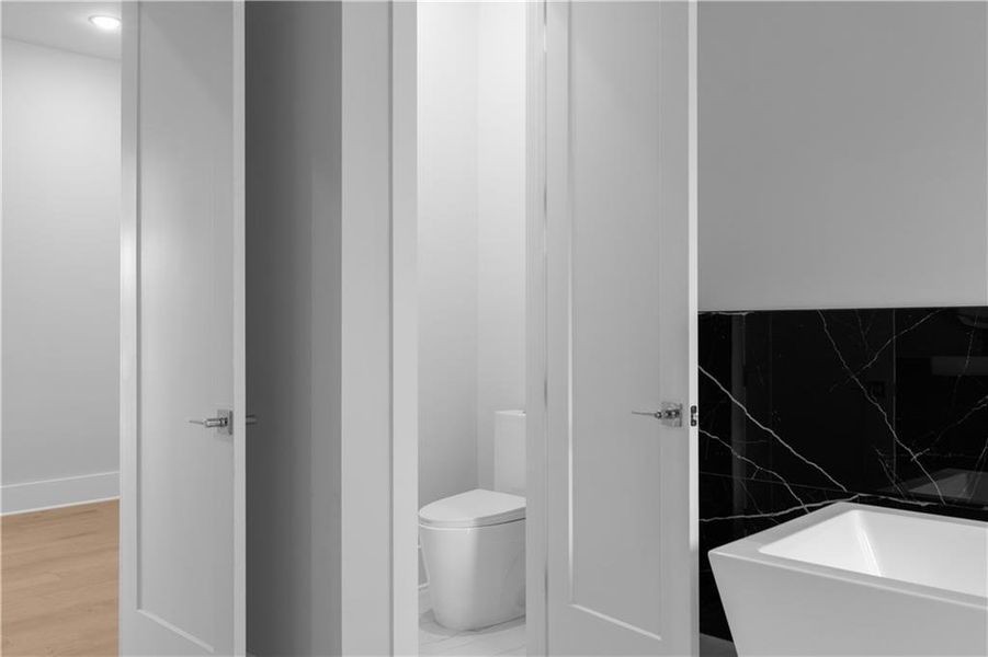 Furnished interior view inside a new home in , Atlanta (Image 62).