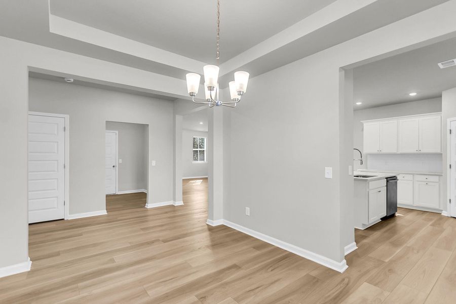 Spacious, unfurnished interior of a new home in Limehouse Village: Arbor Series, Summerville (Image 38).