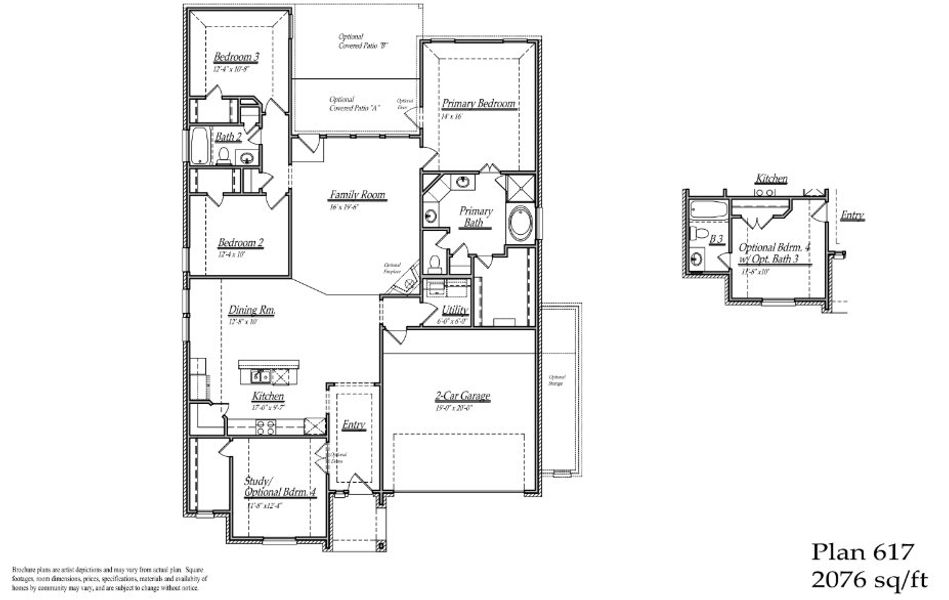 2D floor plan layout for the 617 by Long Lake Ltd. in Briarwood Crossing, Rosenberg, TX (Image 3). 2D floor plan layout for the 617 by Long Lake Ltd. in Briarwood Crossing, Rosenberg, TX (Image 3).