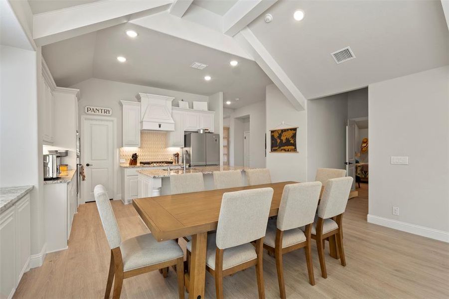 Furnished interior view inside a new home in Union Park Classic 60, Little Elm (Image 8).