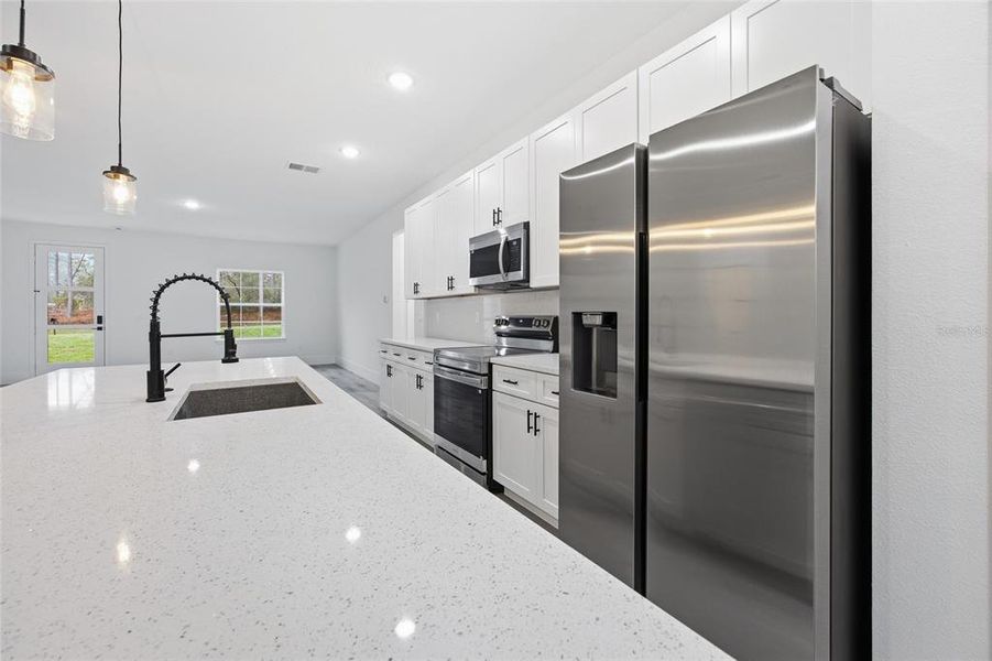 Furnished interior view inside a new home in , Citrus Springs (Image 10).