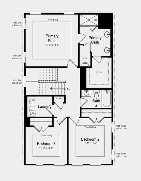 2D floor plan layout of this home in Dreycott, Lawrenceville, GA (Image 4).