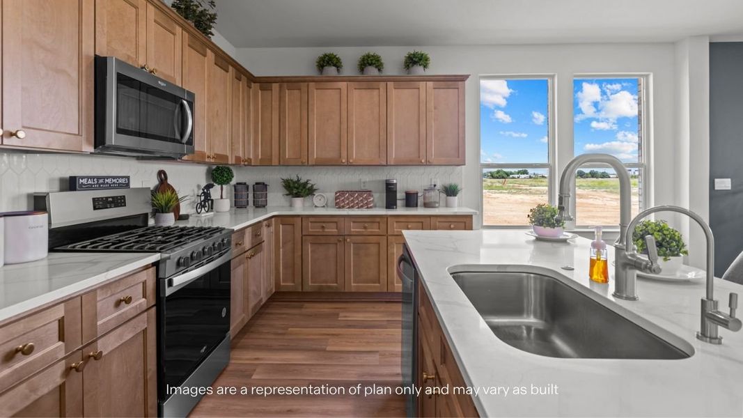 Furnished interior view inside a new home in Westmont, Lubbock (Image 15).
