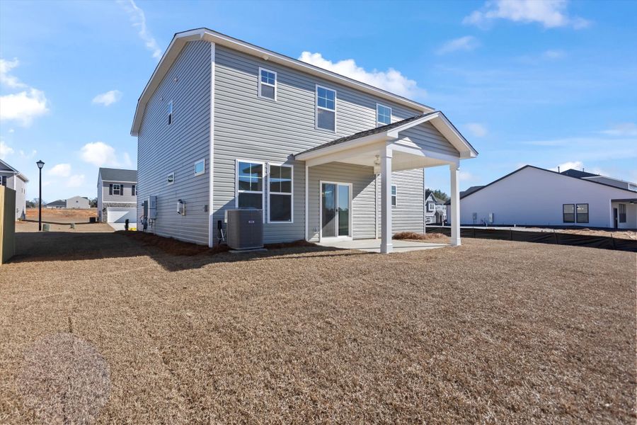 Exterior details and patio area of a home in Portrait Hills, Aiken (Image 24). Exterior details and patio area of a home in Portrait Hills, Aiken (Image 24).