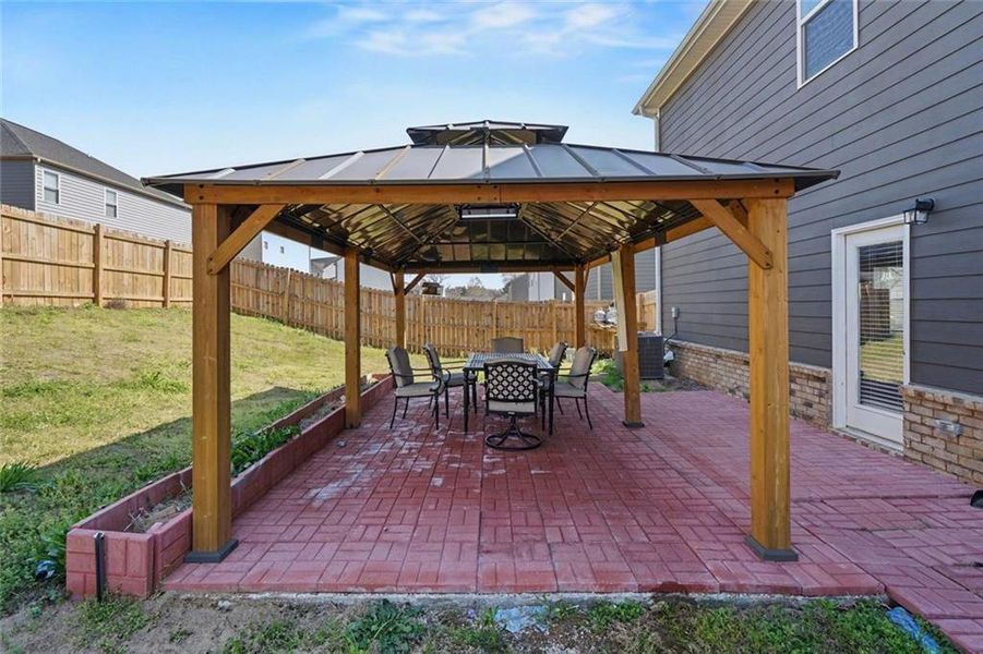 Exterior details and patio area of a home in , Covington (Image 20). Exterior details and patio area of a home in , Covington (Image 20).
