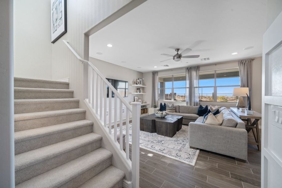 Furnished interior view inside a new home in Estrella, Goodyear (Image 8).