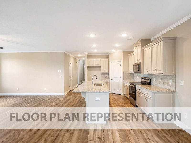 Representative furnished interior of a home built from the Sparrow by Ivey Homes in Tillery Park, Grovetown (Image 7). Representative furnished interior of a home built from the Sparrow by Ivey Homes in Tillery Park, Grovetown (Image 7).