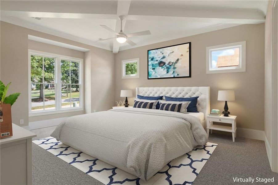 Furnished interior view inside a new home in , Statham (Image 13).