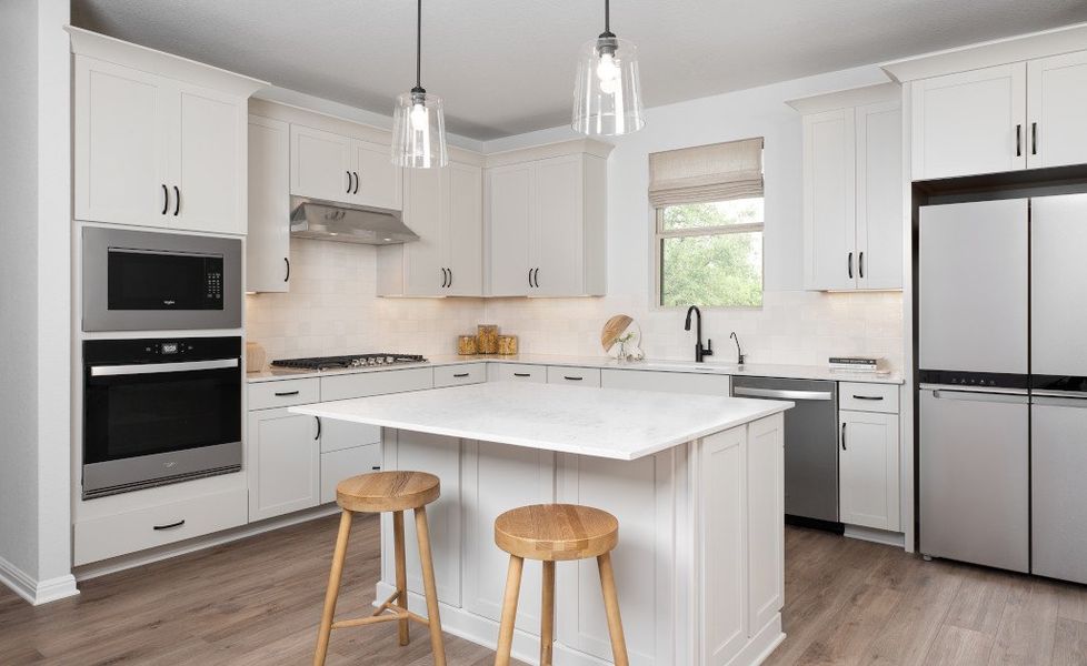Representative furnished interior of a home built from the Canyon by Ashton Woods in The Trails at Carmel 40s, Pflugerville (Image 4).