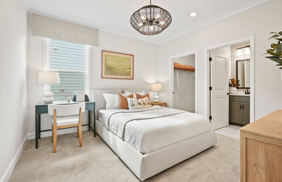Representative furnished interior of a home built from the Renown by Del Webb in Del Webb Carolina Ridge, Midland (Image 9).