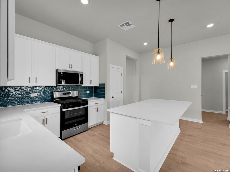 Furnished interior view inside a new home in Morgan Meadows, San Antonio (Image 11).