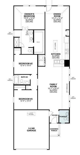 2D floor plan layout of this home in Elevon, Lavon, TX (Image 2). 2D floor plan layout of this home in Elevon, Lavon, TX (Image 2).