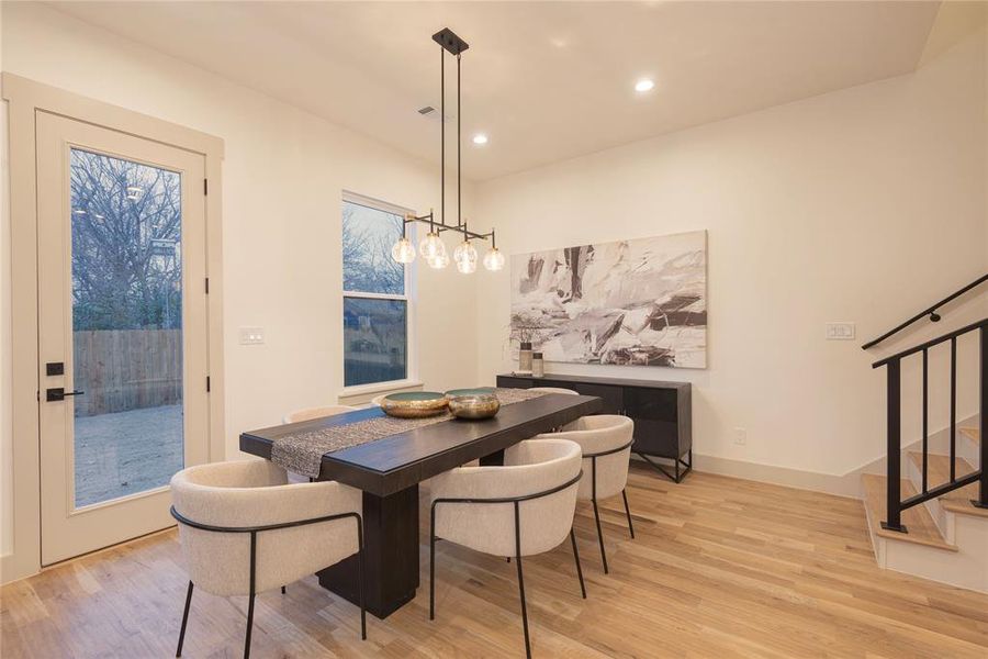 Furnished interior view inside a new home in , McKinney (Image 8).