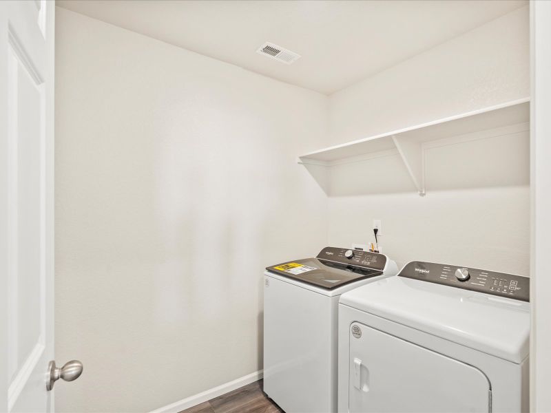 Close-up of interior finishes inside a home in Buffalo Highlands: The Flora Collection, Commerce City (Image 9).