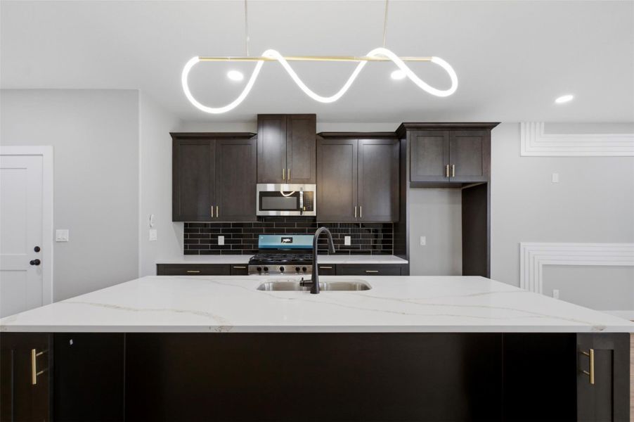 Furnished interior view inside a new home in , Houston (Image 10).