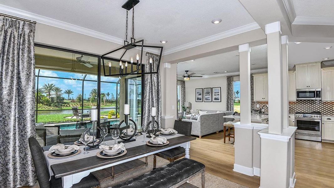 Furnished interior view inside a new home in Skye Ranch Community Group Page, Sarasota (Image 14).