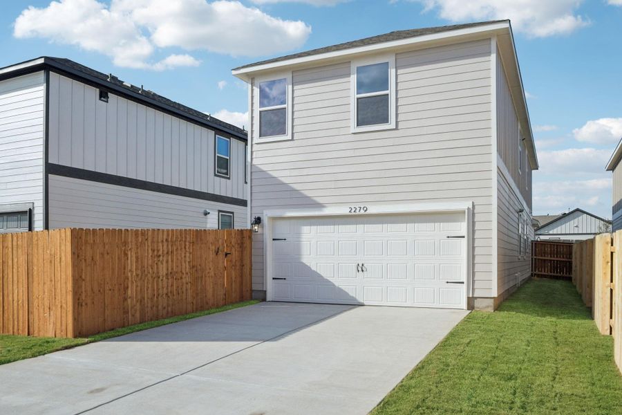 Exterior details and patio area of a home in Avery Centre, Round Rock (Image 4). Exterior details and patio area of a home in Avery Centre, Round Rock (Image 4).